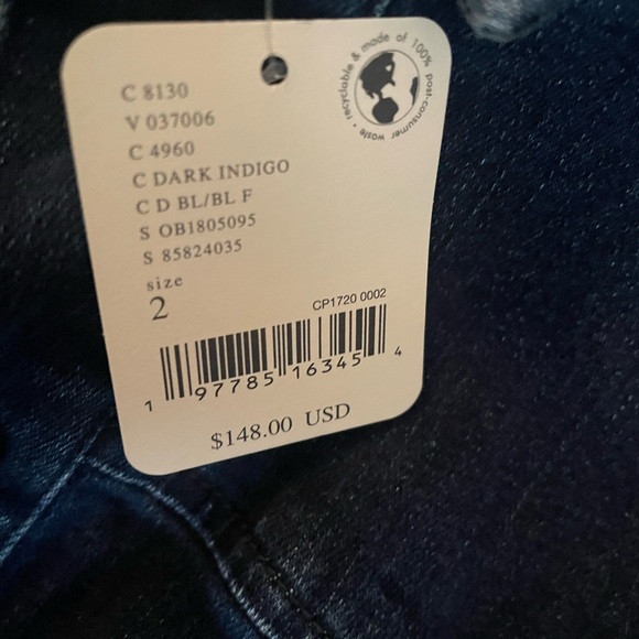 Free People  Amber Long Sleeve Denim Shirtdress NWT - Picture 6 of 6